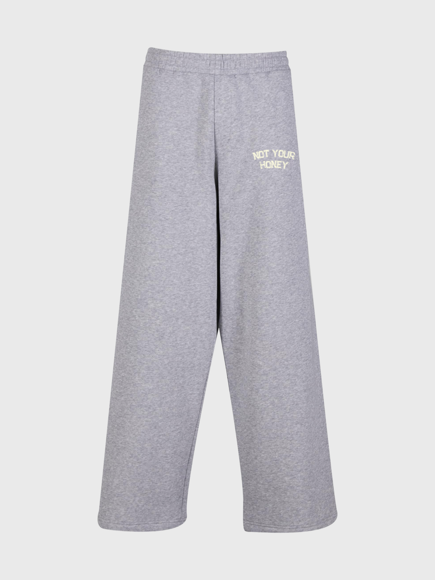 HEATHER GREY HONEY WIDELEG PANTS